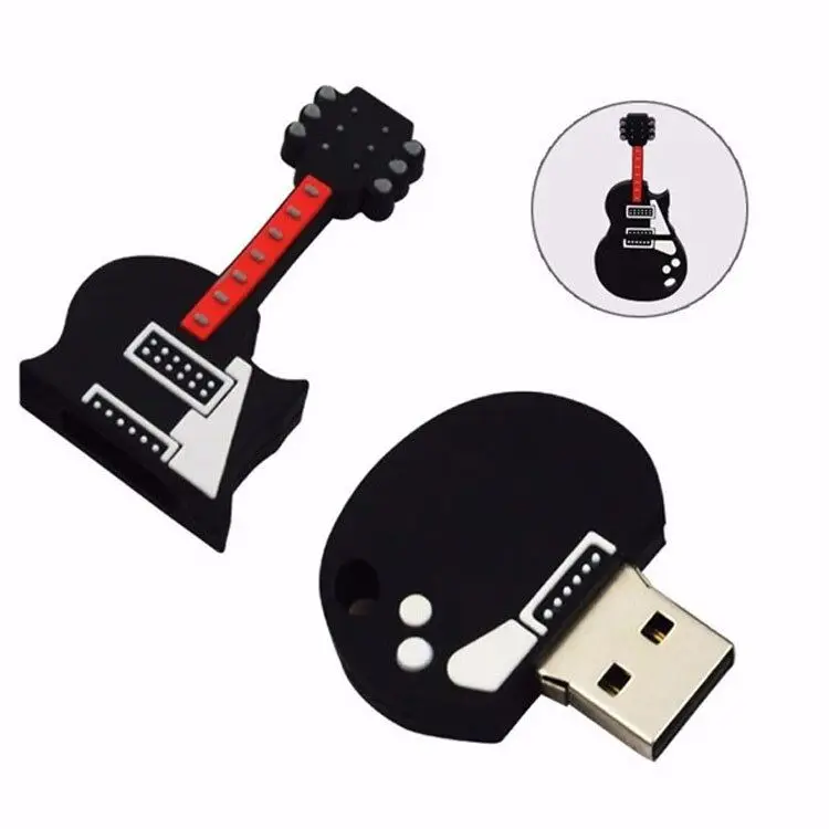 Музыкальный инструмент pipa креативный мультфильм USB Скрипка гитара USB 128 gb фортепианная нота 64 gb USB флеш-накопитель 8 gb, 16 gb и 32 gb ручка