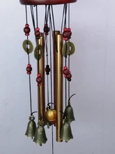Wind-Chimes Decoration Garden-Tubes-Bells Wall-Hanging Yard Outdoor Antique Copper Living