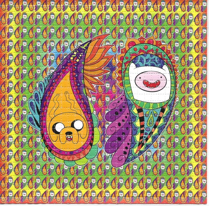 Приключения таблетки психоделическая кислота LSD Цветущая искусство цветок