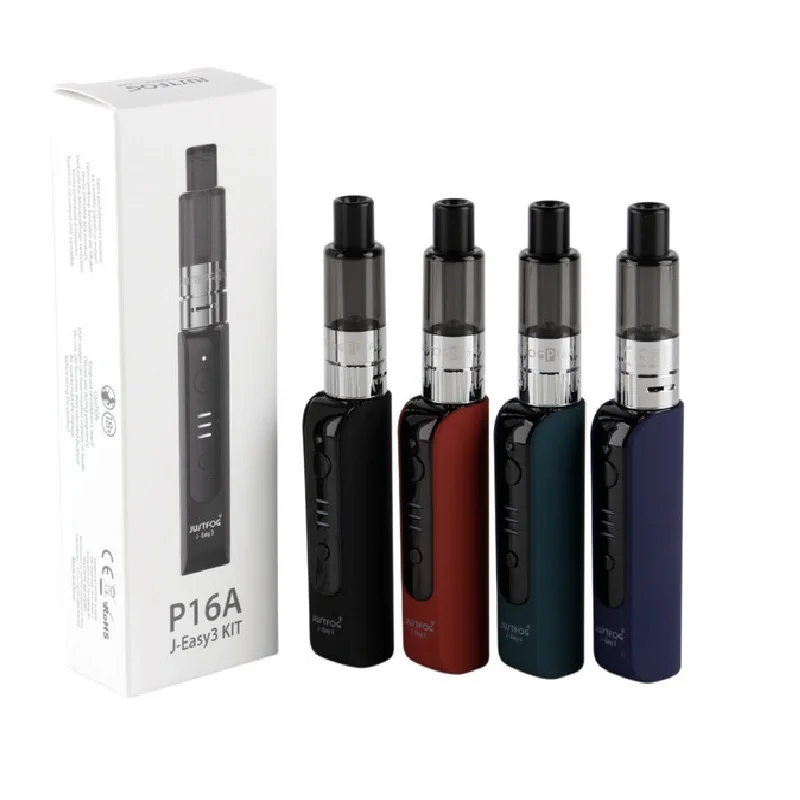 JUSTFOG P16A Kit de arranque VV 900mAh negro rojo verde azul auténtico