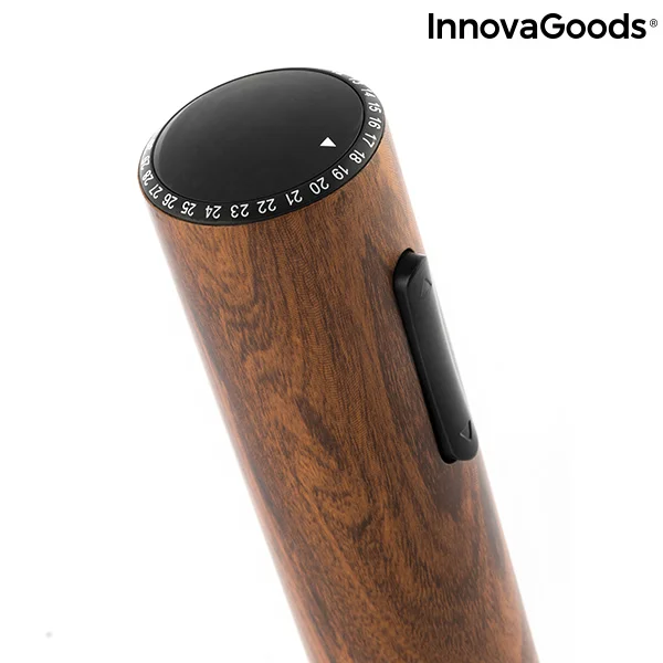 Автоматический перезаряжаемый штопор с деревянным эффектом Corkout InnovaGoods