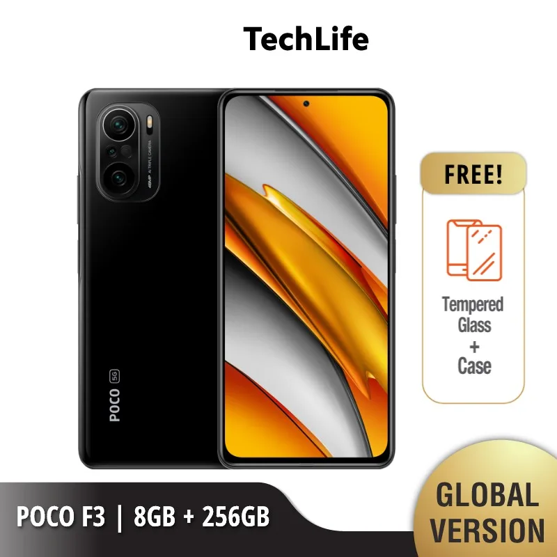 [Global Version] POCO F3 8GB RAM 256GB ROM (Brand New / Sealed) Snapdragon 870 Smartphone Mobile Phone Free Shipping
