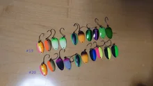 Jerry-kit de cuchara de trucha ultraligera, 2g, 3g, conjunto de Señuelos de Pesca