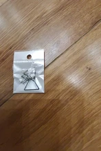 Aretes geométricos de Metal sin agujero, Clips para las orejas redondos/triangulares/cuadrados/hexagonales/pentagrama, pendientes sin Piercing CE209