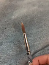 Nuevo pincel brillante para manicura, para polvo acrílico, 100%, nailon, acrílico, redondo, 7 tamaños