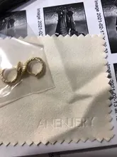 ANENJERY-pendientes de aro de serpiente para mujer, de Plata de Ley 925, pendientes de uso diario francés con personalidad, joyería S-E1455