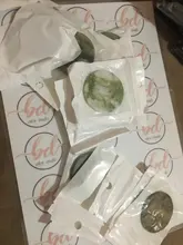 Pegamento para extensión de pestañas, 1 unidad, piedra de Jade redonda, soporte adhesivo, almohadilla de pegamento para pestañas, paleta, herramienta de maquillaje