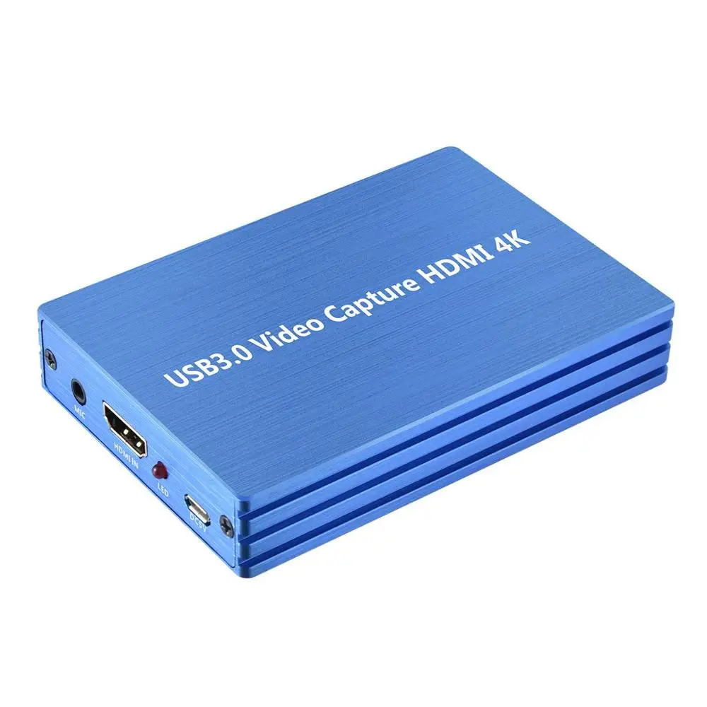 Карта видеозахвата игр Y &amp H 4K HDMI-совместимый вход USB3.0 HD 1080P 60 кадров в секунду