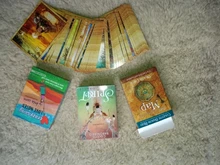 Las cartas del Tarot cubierta juegos inglés versión Tarot tarjeta el espíritu Animal Oracle juego de mesa para fiesta de la Familia Diversión jugando juegos