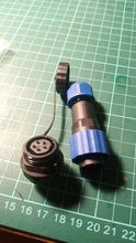 Conector a prueba de agua SP16 IP68, enchufe macho y hembra de 2/3/4/5/6/7/8/9 Pines, conector de Cable de montaje en Panel, enchufe de aviación