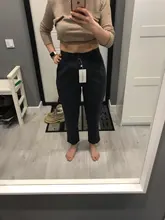 Pants Women Clothing Office-Suit Korean-Trousers Classic Harajuku Yitimoky High-Waist