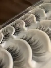 Pestañas postizas naturales, maquillaje largo 3d, extensión de pestañas de visón para belleza 54, 2/5/10 pares