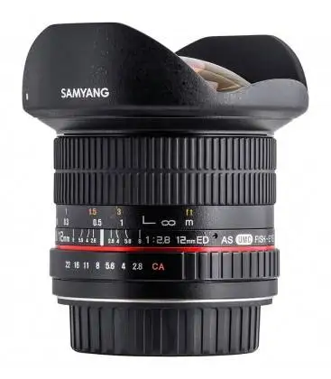 US $597.16 SAMYANG 12mm F28 ED AS NCSFish Eye NIKON