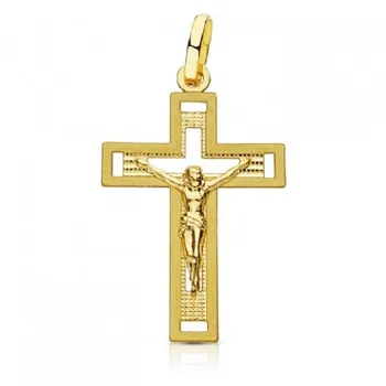 

CROSS 18K WITH CHRIST. 28X17 MM.