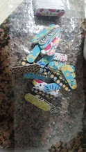 Más de 50 unids/lote Archivo de clavo de Mini tampón para uñas doble-cara estampada portátil pedicura manicura Vijlen uñas papel de lija archivo
