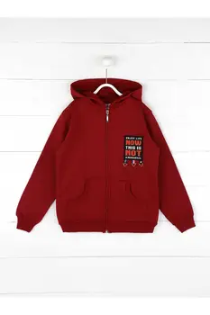 

Burgundy Winter Hoody Erek Children Jacket