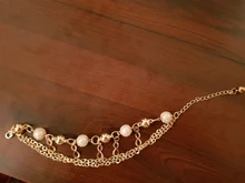 Pulseras con cadena de Color dorado multicapa para mujer, brazaletes con dije de corazón, brazaletes de cristal, novedad de 2020