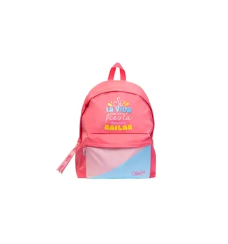 

CAROUGE BLUE & PINK backpack