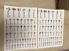 Etiqueta para planchar con diseño de dibujos animados, pegatinas con nombres personalizados, impermeable, compatible para uniforme escolar, accesorios de ropa