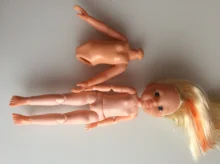 Skin-Dolls Naked Sleep-Eyes 28cm Body Baby Childrens for Without Makeup-Head-Element