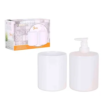 

Bath Set Java Confortime White Circular (2 Pcs)