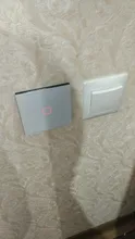 EsooLi-Interruptor táctil de cristal para la pared, inalámbrico, con control de voz, material retardante de fuego, compatible con app Tuya y Smart Life, apto para la Unión Europea y Reino Unido