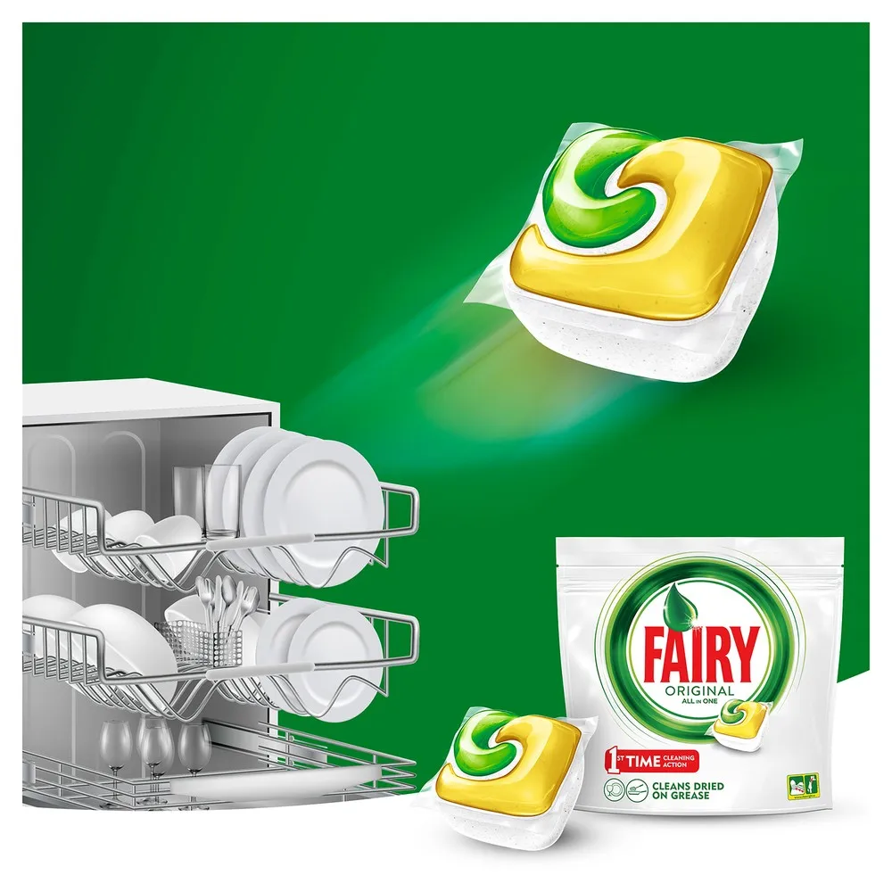 Капсулы для посудомоечной машины Fairy Original All in One 24 шт