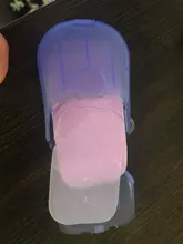 Caja de papel desinfectante para jabón de manos, Mini láminas aromáticas desechables para jabón espumoso (1 caja = 20 piezas), 1/2 cajas