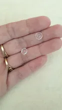 50 piezas Clip de oreja Anti-dolor almohadilla suave transparente de silicona Anti-dolor Pad para pendientes accesorios de la joyería DIY conclusiones