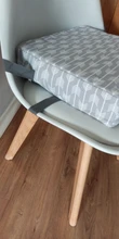 Cojín para silla de bebé, cojín para comedor ajustable, extraíble, potenciador