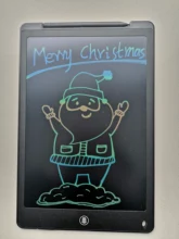 Tableta de escritura LCD ultrafina de 12 pulgadas, tablero electrónico de dibujo Digital colorido, Mini libreta portátil para niños y adultos