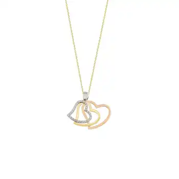 

Tria Heart Gold Necklace 03-360-SP00660