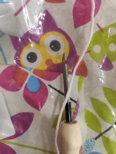 Bolígrafo para bordar y tejer, para manualidades, enhebrador de aguja, mango de madera, herramientas y accesorios de costura