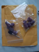 Tapa termo abrasiva de temperatura, tapas de bloque de lijado, eje de clavo tipo mandril, arte para pedicura, taladro eléctrico para el cuidado de los pies, 80 #5 uds.