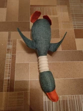 2019 nueva lindo juguetes de peluche squeak Lobo mascota conejo animal perro de peluche de juguete para masticar con chirrido silbando involucrado ardilla perro Juguetes