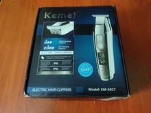 Hair-Clipper Combo Hair-Cutting-Machine-Kit Barber Electric-Hair-Trimmer KM-1987 KM-5027