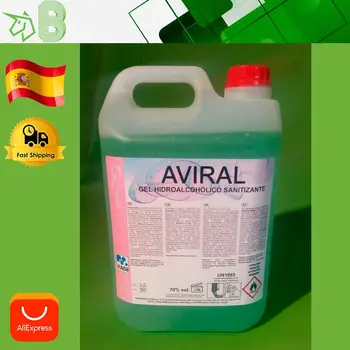 

Gel hidroalcohólico de manos AVIRAL 5 litros. Sin agua. 1ª marca