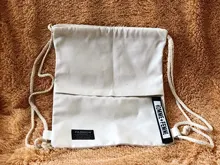 Pouch Bag-Pack Rucksack Canvas-Storage Cinch Drawstring School Gym Hot-Sale