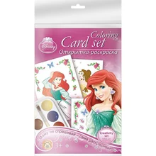 Набор для детского творчества Disney Princess Открытка-раскраска