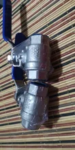 Stainless-Steel Ball-Valve Vinyl-Handle Female SS304 BSPT with 1-1/2-2P Full-Port 3/8-