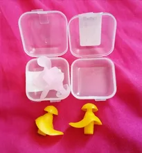 Tapones de silicona blanda para los oídos, impermeables y respetuosos con el medio ambiente, a prueba de polvo, tapones de natación para oídos, accesorios de buceo, 1 par