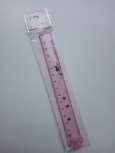 Reglas de plástico con Linda pata de gato para escuela, suministros de oficina Kawaii, accesorios de planificación, premio de estudiante