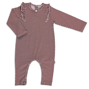 

ebebek Antebies Summer Baby Girl Heart Supreme Crew-Neck Romper