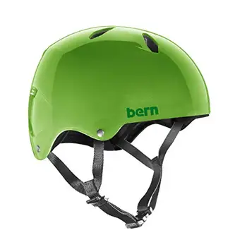 

Bern-child helmet for bicycle-model devil-green neon Size S