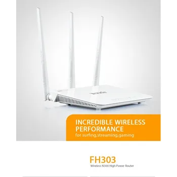 

Wireless Router N300 3 LAN ports + WAN port 2 T3R tent FH303