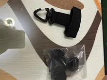 Guantes de equipo militar para acampada, accesorio con gancho, para exteriores, tácticos, cuerda de escalada, hebilla de almacenamiento, guante para acampada, hebilla colgante