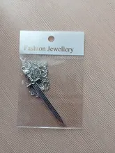 Colgantes de gato y espada para hombre y mujer, cadena cruzada redonda, collar largo corto de Color plateado, regalo de joyería