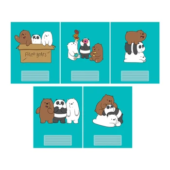 

Notebook cage 12 L hatber "We Bare Bears the whole truth about bears"