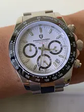 PAGANI Design-Reloj de cuarzo deportivo para Hombre, cronógrafo de lujo, de acero inoxidable, zafiro, resistente al agua, nuevo, 2021