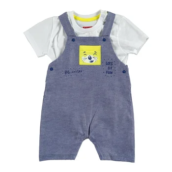 

ebebek Fisher Price Summer Baby Boy Daddy and I Short Dungarees T-shirt Set